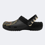 Blooming Eye - Fur Lined Slippers/Sandals