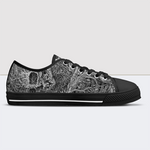 Cover for Caecus Skull Low Top Canvas Shoes