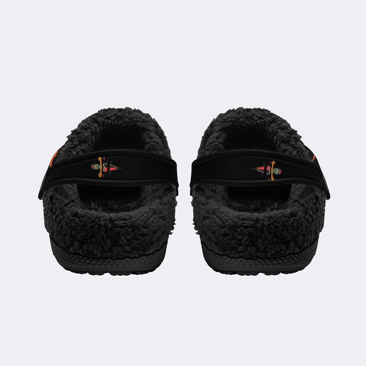 Rick Frog Print - Fur Lined Slippers/Sandals