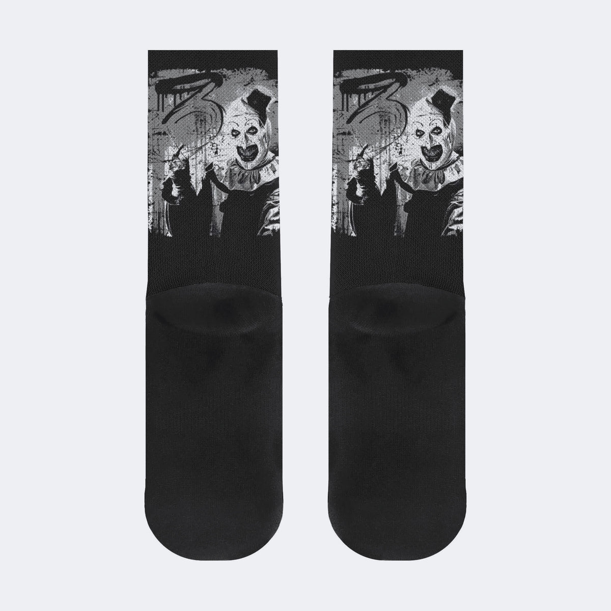 Unisex Horror Print - Crew Socks