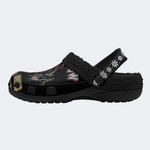 Horror Movie Vintage Graphic - Fur Lined Slippers/Sandals