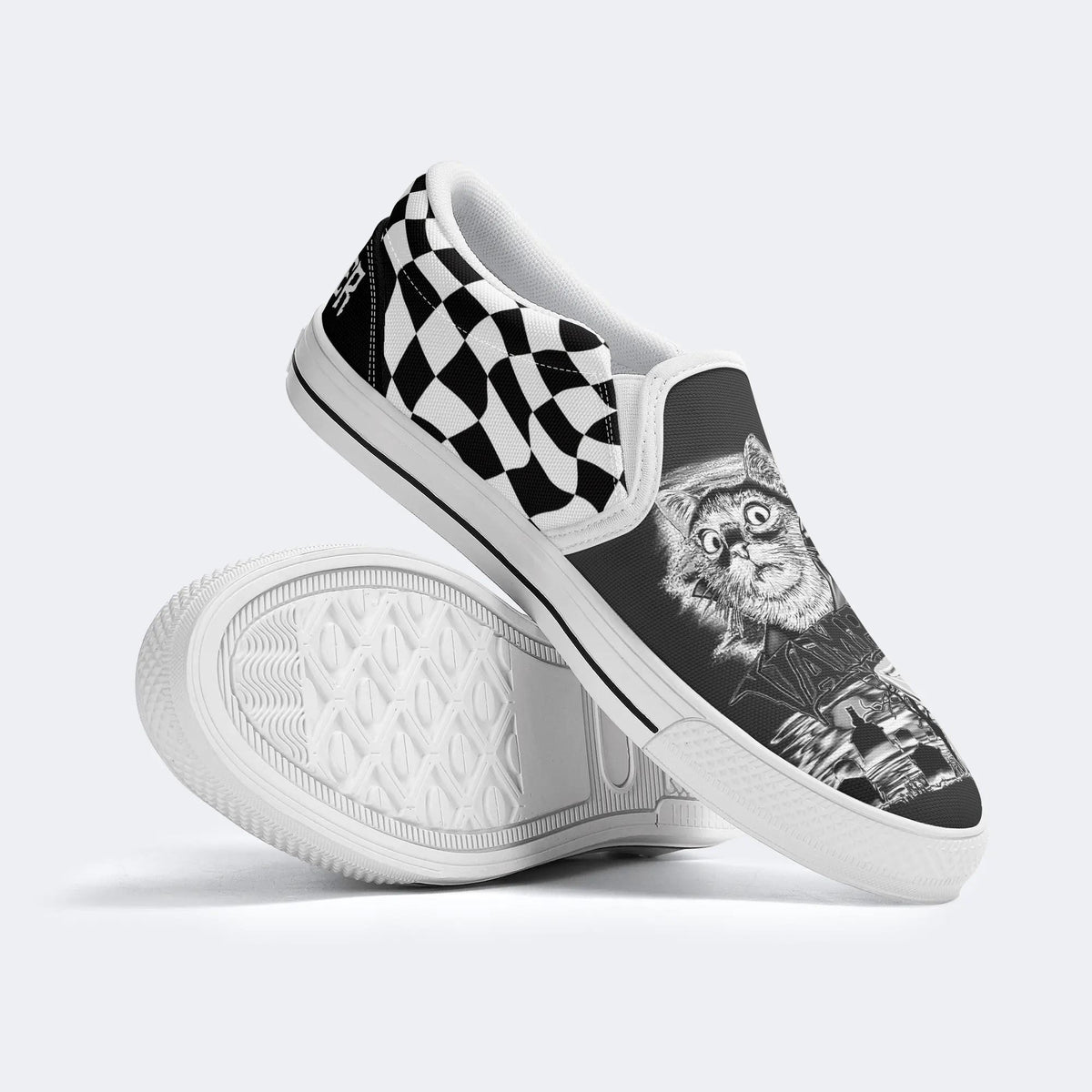 Unisex Horror Print - Slip On Shoes