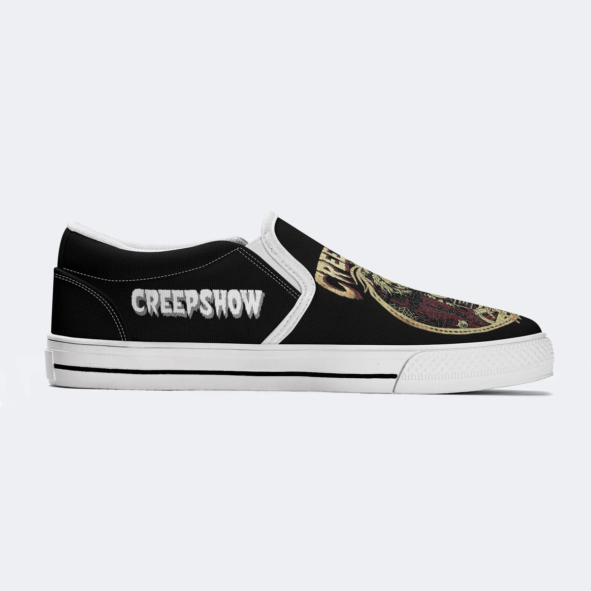 Horror Movie Vintage Graphic Printed- Slip On Shoes