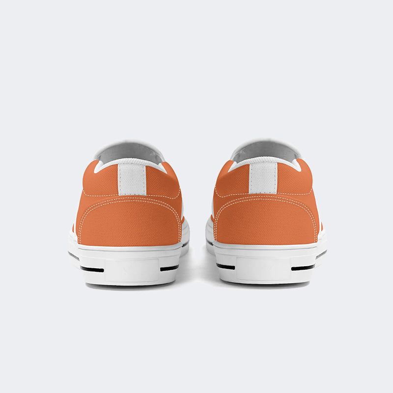 Vintage Orange Crush Print Unisex - Slip On Shoes