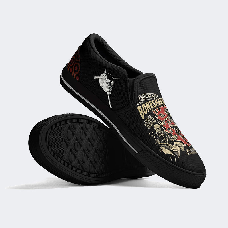 Unisex Horror Print - Slip On Shoes