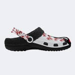 Unisex Horror Print - Fur Lined Slippers/Sandals