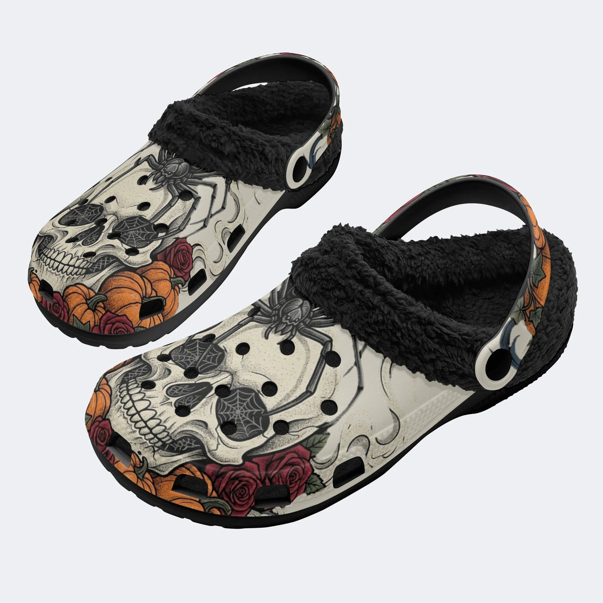 Haunted Harvest - Fur Lined Slippers/Sandals
