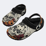Haunted Harvest - Fur Lined Slippers/Sandals