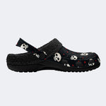 Cartoon Skulls - Fur Lined Slippers/Sandals