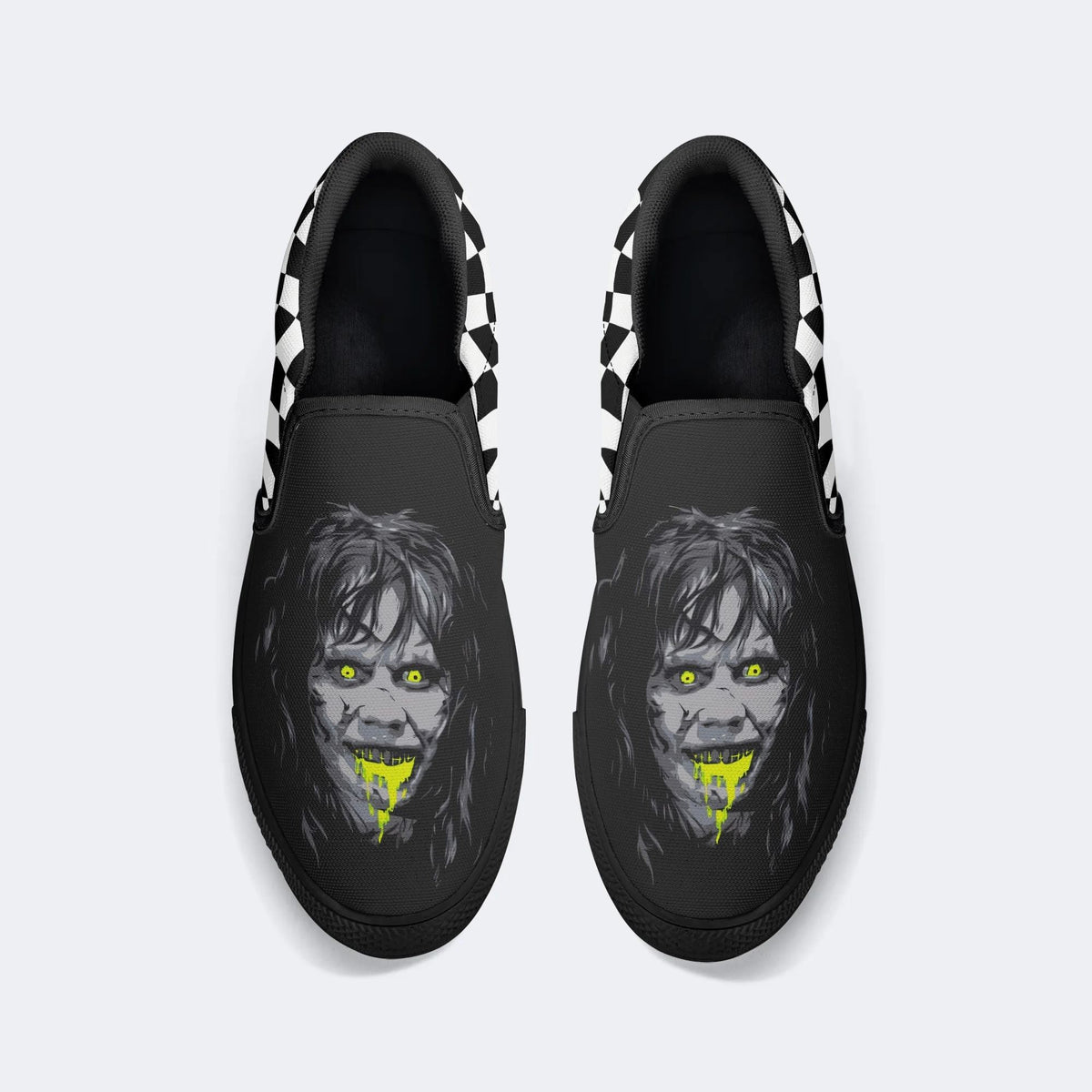 Possessed Girl Print - Slip On Shoes