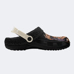 Jesus Wept Retro Print - Fur Lined Slippers/Sandals