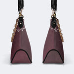 Trivia Moth Print - Leather Crossbody Bag