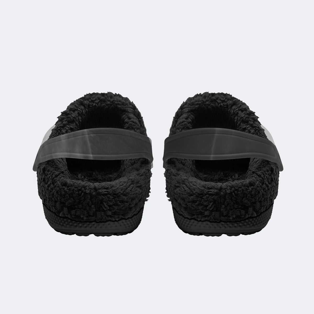 Noir Angel Specter - Fur Lined Slippers/Sandals