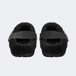 Noir Angel Specter - Fur Lined Slippers/Sandals