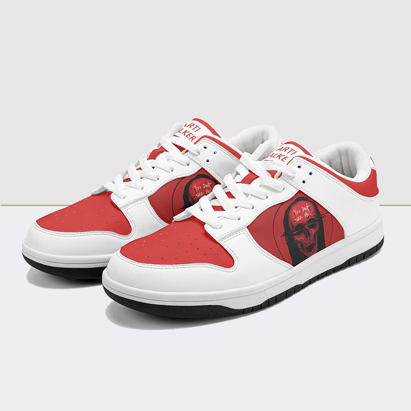 „You Don’t See Me“-Sneaker aus Leder mit niedrigem Schaft 