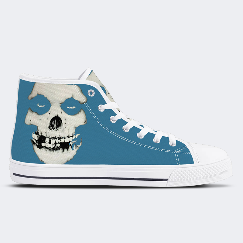 Horror Movie Vintage Graphic Print - High Top Canvas