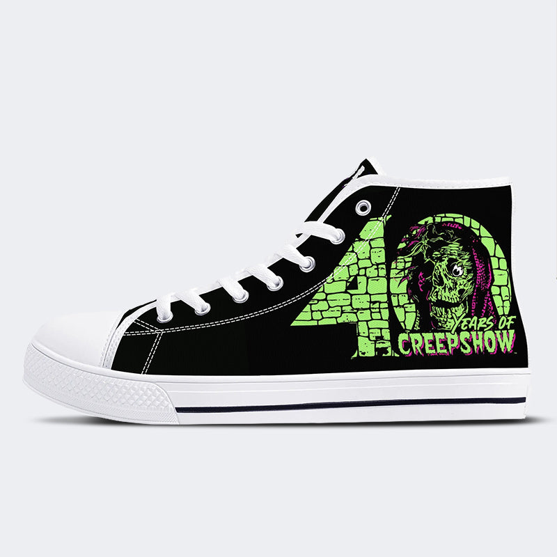 Unisex Horror-Druck - High Top Canvas