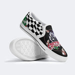 Horror Movie Vintage Graphic Print - Slip On Shoes