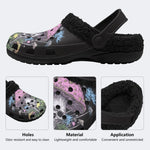 Mushroom Skull - Fur Lined Slippers/Sandals
