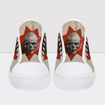 Incantations Skull Low Top Canvas Shoes