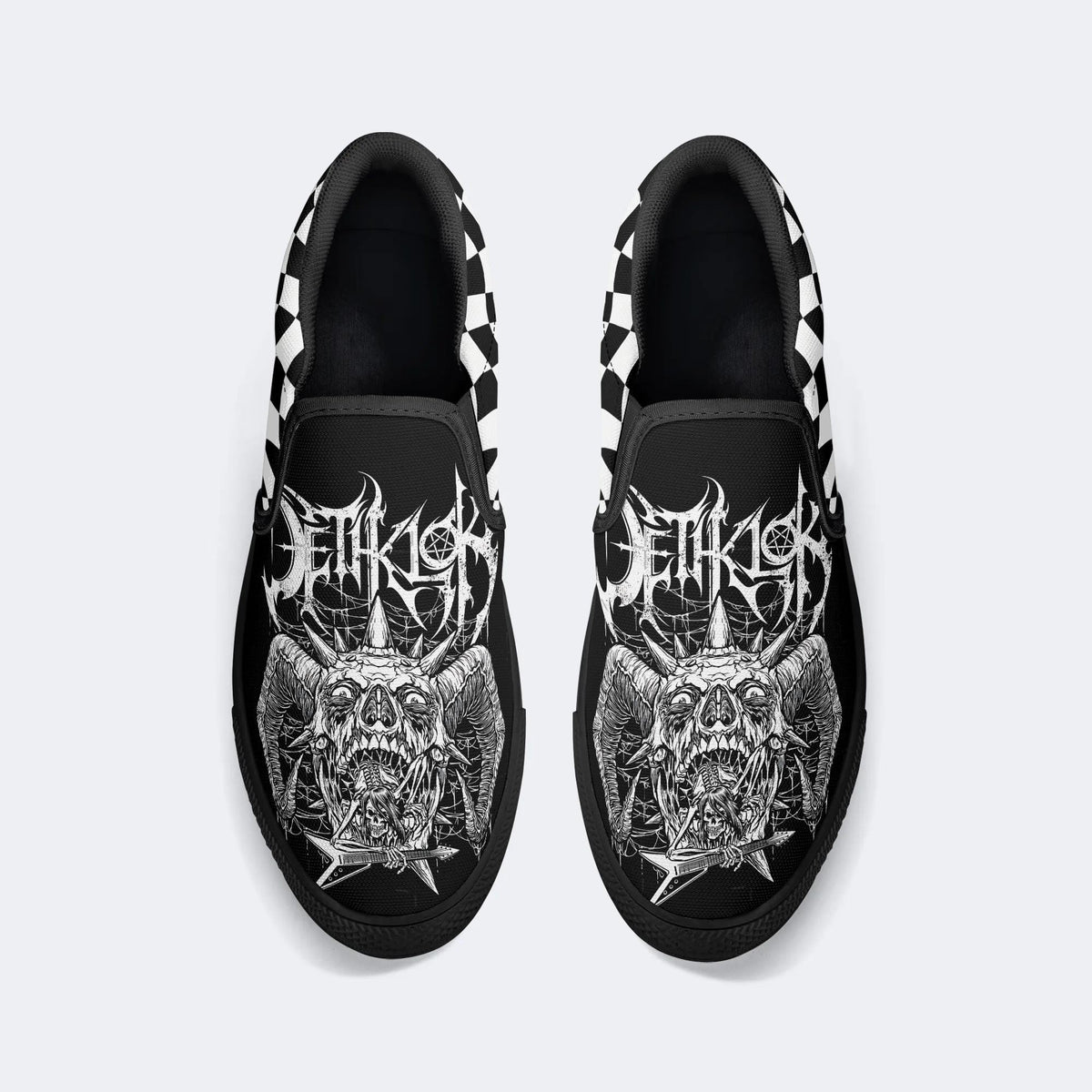 Melodic Death Metal Print - Slip On Shoes