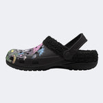 Mushroom Skull - Fur Lined Slippers/Sandals
