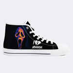 Scream The Grim Reaper Is Coming - High Top Canvas