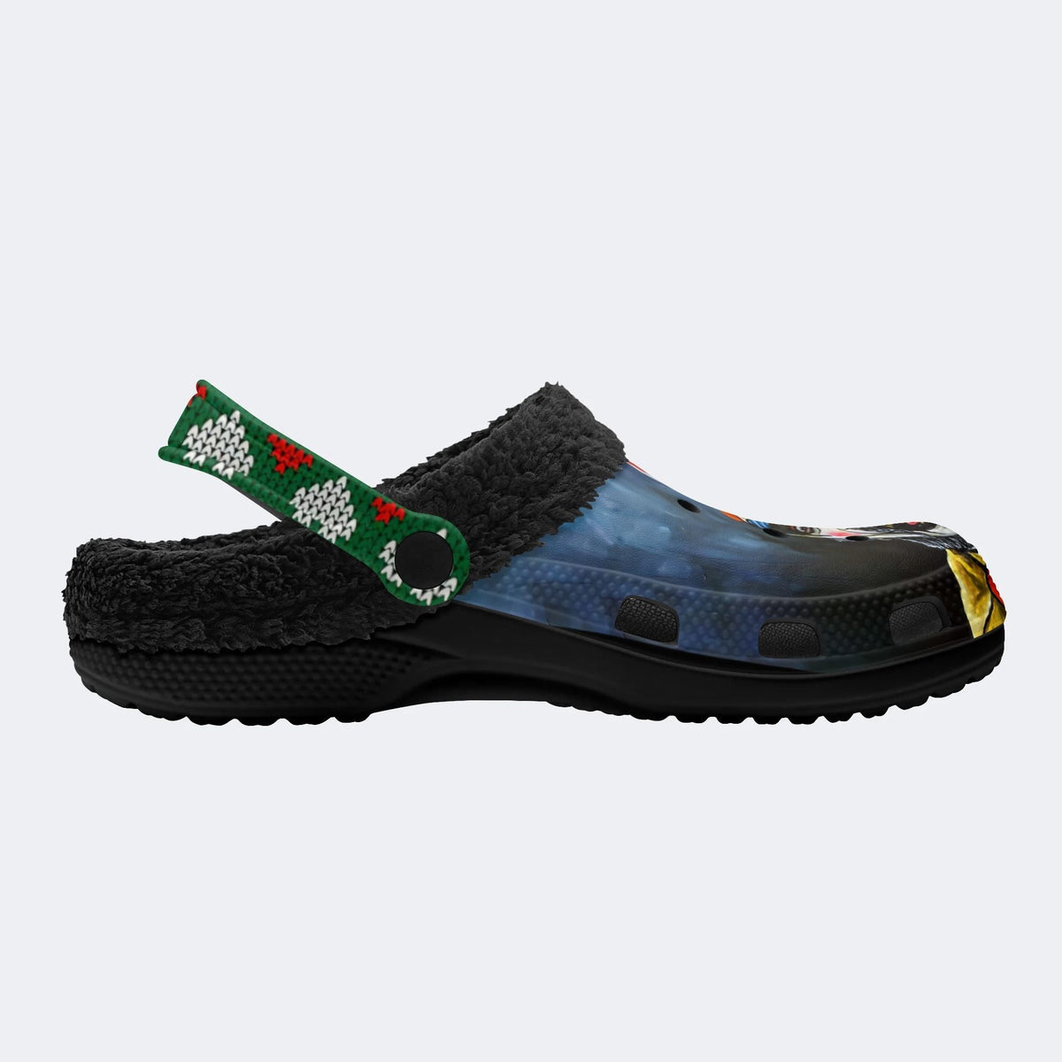 Unisex Horror Print - Fur Lined Slippers