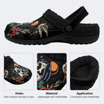 Horror Ghostface Art Print- Fur Lined Slippers/Sandals