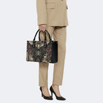 Bat Spider Skull Rose Print Handbag Factory Direct Sales