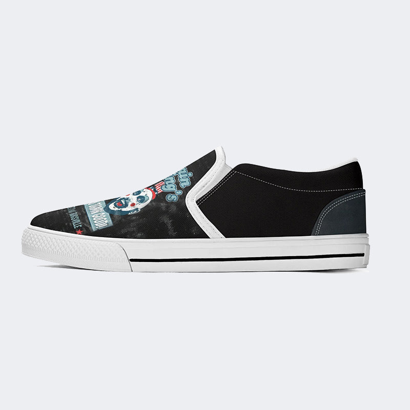 Horror Print - Slip On Shoes