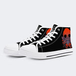 Surreale Todesmotte&amp;Totenkopf - High Top Canvas