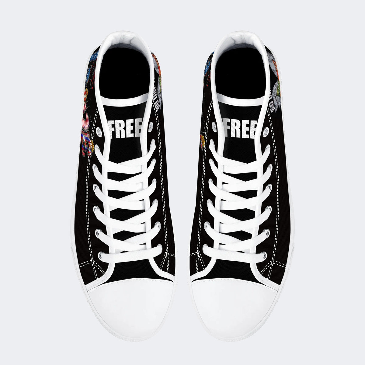 Flag Day High Top Canvas Shoes