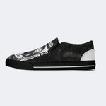 Unisex Skull Es Muss Sein Print - Slip On Shoes