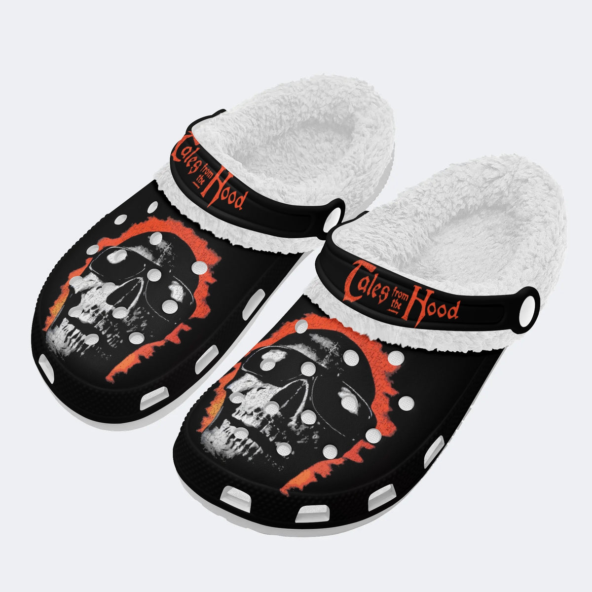 Unisex Horror Print- Fur Lined Slippers