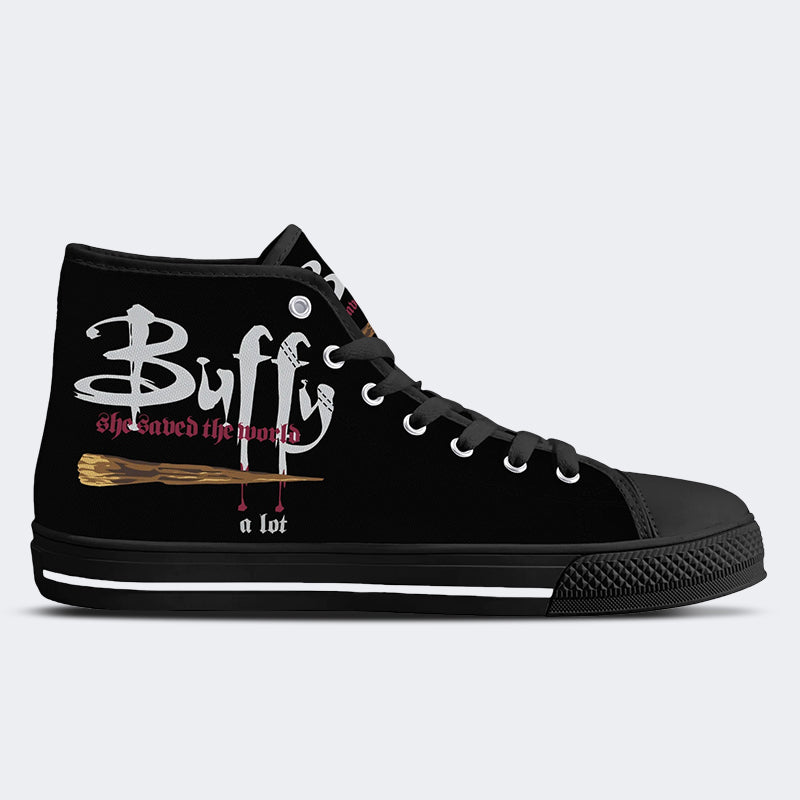 Buffy-Druck - High Top aus Canvas für Unisex