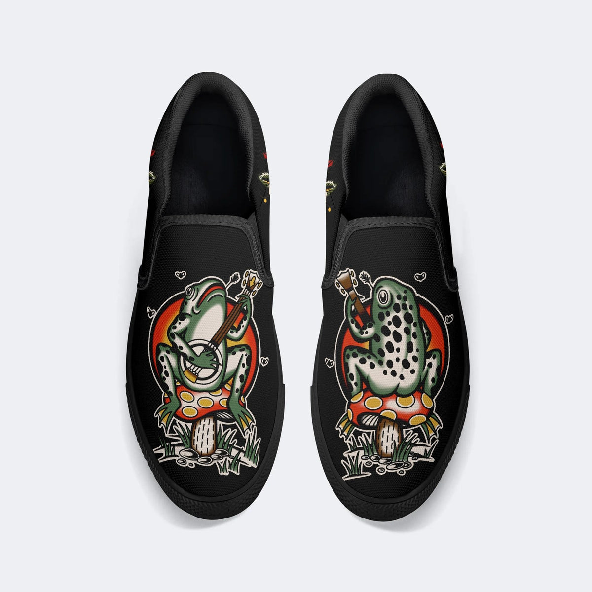 Frog Musician - Slip On Shoes