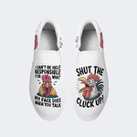 Unisex Chicken Print - Slip On Shoes