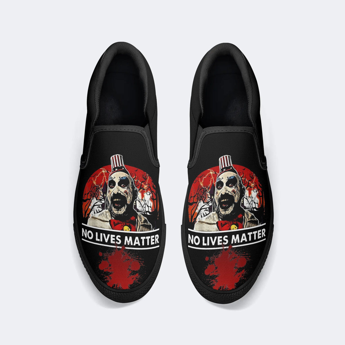 Horror Print - Slip On Shoes