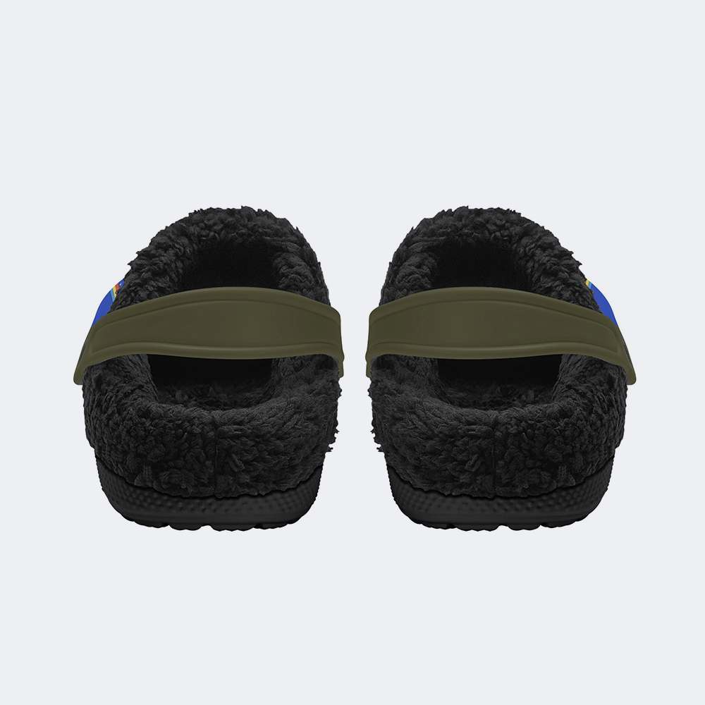 Stay Positive - Fur Lined Slippers/Sandals