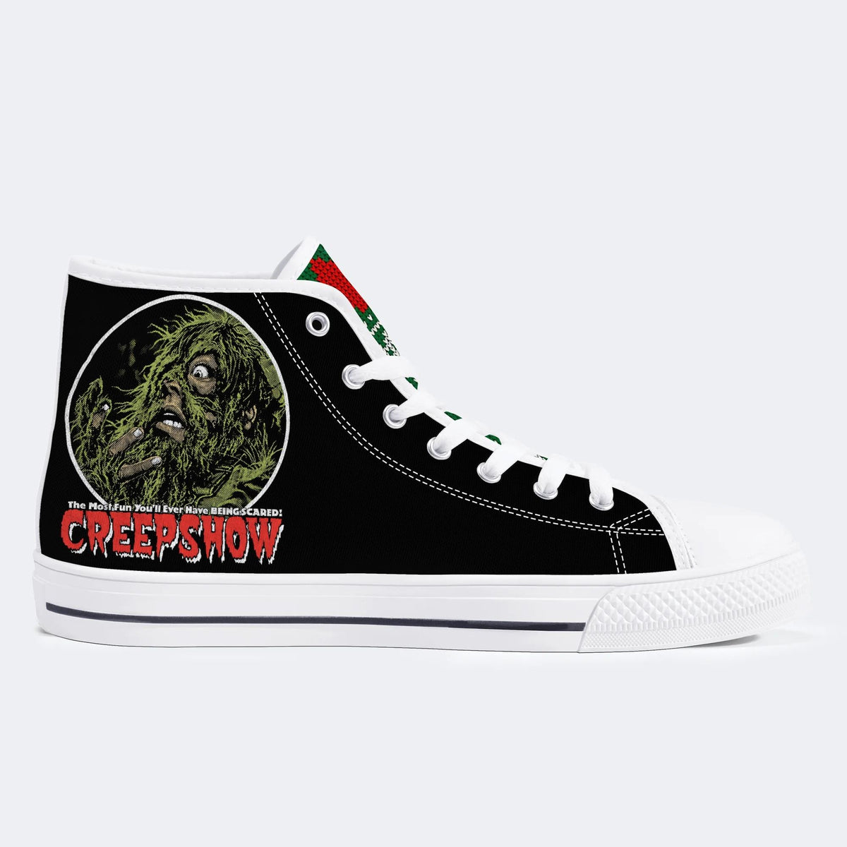 Horror Movie Vintage Print - High Top Canvas