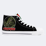 Horror Movie Vintage Print - High Top Canvas