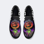 Halloween Horror Night Print - Slip On Shoes