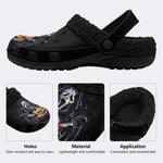 Halloween Scream Ghost - Fur Lined Slippers/Sandals
