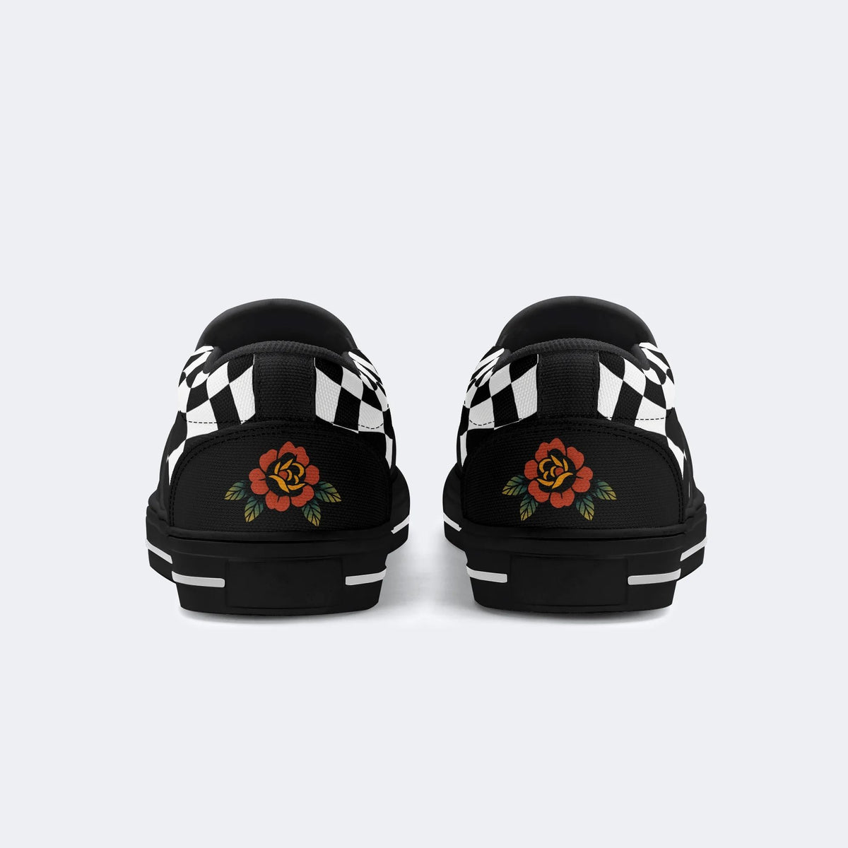 Flaming Death Moth - Slip On Shoes