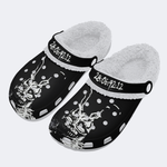 Unisex 28:06:42:12 Art Print - Fur Lined Slippers/Sandals