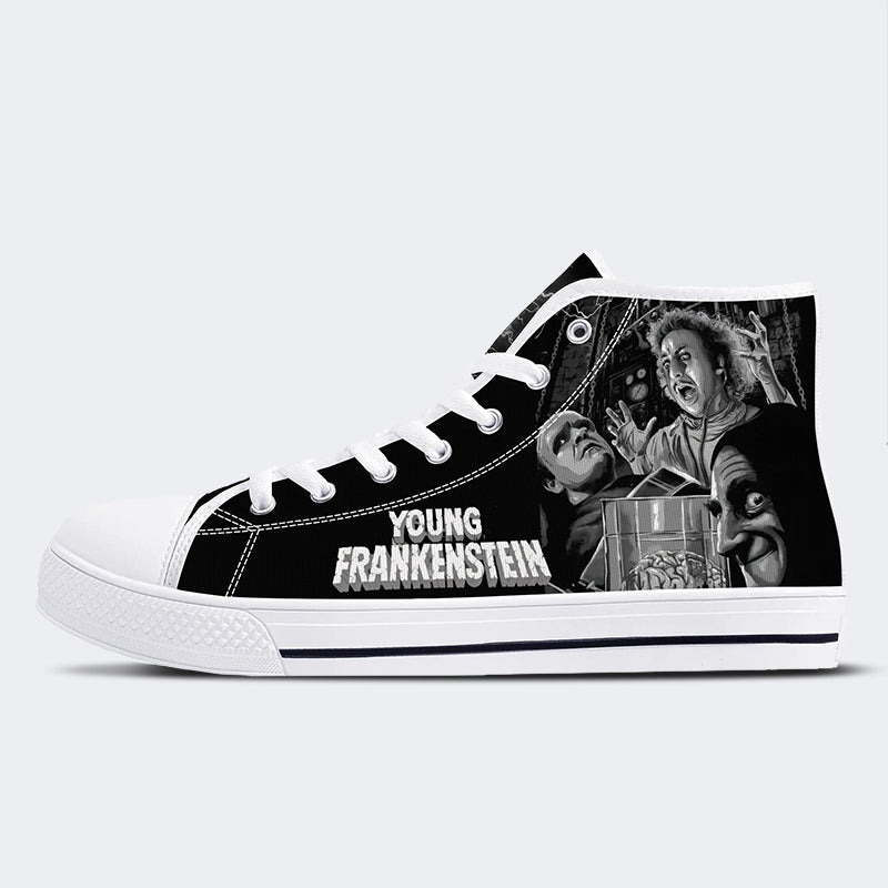 Unisex Horror Movie Print - High Top Canvas