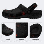 Scattered Rose - Fur Lined Slippers/Sandals