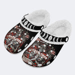 Horror Movie Prints - Fur Lined Slippers