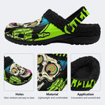 Zombie Rave - Fur Lined Slippers/Sandals